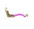 Diamond Weave Pink 2" Fixed End Ratchet with Wire Hook