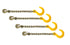 Grade 70 transport chains with Foundry Hooks