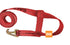 Red  Diamond Weave Jerr-Dan Wheel Lift Strap Element Quick pick