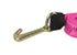 Pink Tie-downs made with Diamond Weave webbing.  These towing straps come with min j hooks