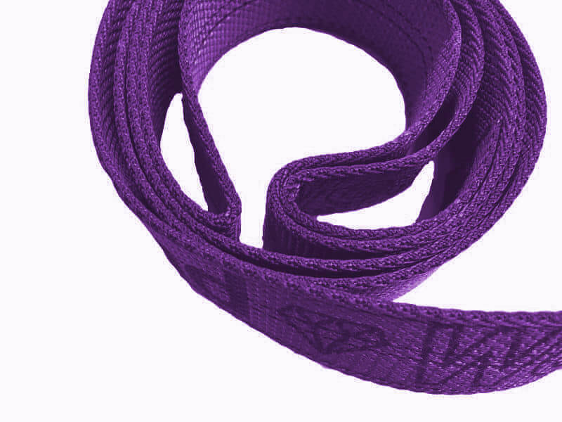 Purple Diamond Weave webbing