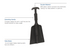 Remco Compact Collapsible shovel