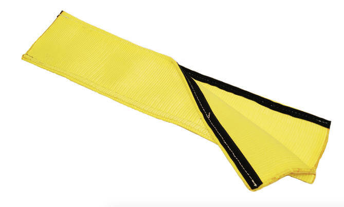 Webbing Slings Rope Protector Lifting Web Sling Sleeve Protector w/Velcro – Baremotion