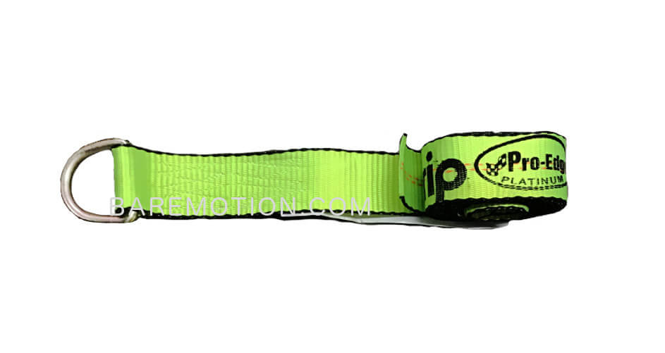 8' Lasso Strap with D Ring Hi-Viz Green - Wheel Lift strap for Tow Truck