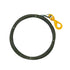 3/8" x 75 ft Steel Core Winch Cable with Self Locking Swivel Hook.  Made with IWRC Steel and a 6 x 19 braided construction.