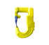 Yellow Synthetic Web Sling Rigging Hook color coded for easy identification!  